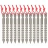 Lixada Lot De 6/8/12 Piquets De Tente En Alliage De Titane Ultra-léger En Forme De V De 6,5 Pouces Coupe-vent Camping En Plein Air Randonnée Piquets De Tente Clous - 12 Pièces 2 Lixada Lot De 6/8/12 Piquets De Tente En Alliage De Titane Ultra-léger En Forme De V De 6,5 Pouces Coupe-vent Camping En Plein Air Randonnée Piquets De Tente Clous - 12 Pièces -Pergola Soldes 58205935 1