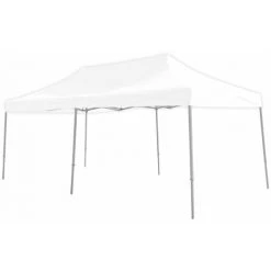 TERRE JARDIN Toit De Rechange Pour Tonnelle Pliante 3 X 6 Professionnelle Blanc
