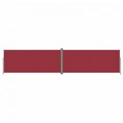 INLIFE Auvent Latéral Rétractable Rouge 220x1000 Cm -Pergola Soldes 58276537 2