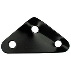 PERLE RARE Tendeur De Corde Tendeur Camping En Alliage D'Aluminium Crochet Ajusteur De Corde Durable Antidérapant Pour Tente Bâche Randonnée Camping（Noir(Forme Triangle)）