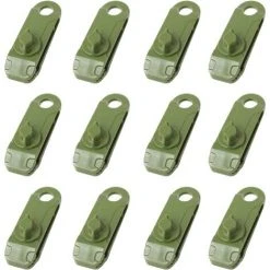 PERLE RARE Pince Clips De Tente Clips De Bâche Avec œillet Clips Fixation Coupe-Vent Pour Auvent Tarp Camping En Plein Air