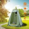 TINOR Pop Up Tente De Camping, 120 X 120x190 Cm Tente De Douche Portable Pliable, Privacy Tent, Pour Camping En Plein Air, Vestiaire, Randonnée -Pergola Soldes 58345651 1