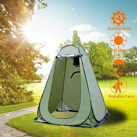 TINOR Pop Up Tente De Camping, 120 X 120x190 Cm Tente De Douche Portable Pliable, Privacy Tent, Pour Camping En Plein Air, Vestiaire, Randonnée 3 TINOR Pop Up Tente De Camping, 120 X 120x190 Cm Tente De Douche Portable Pliable, Privacy Tent, Pour Camping En Plein Air, Vestiaire, Randonnée