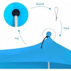 THSINDE Auvent D'ombre De Tente De Plage,Tente De Plage Portable Coupe-Vent Pop Up Shade Canopy Sun Shelter - Abri Extérieur Pop Up Pour La Plage, Le Camping, La Pêche, Le Jardin, Les Pique-niques Rouge 7 THSINDE Auvent D'ombre De Tente De Plage,Tente De Plage Portable Coupe-Vent Pop Up Shade Canopy Sun Shelter - Abri Extérieur Pop Up Pour La Plage, Le Camping, La Pêche, Le Jardin, Les Pique-niques Rouge -Pergola Soldes 58375824 3