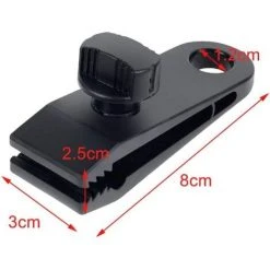 TANABATA 10 Pièces Clips De Bâche, 8CM Plastique Clips De Tente Pince Pour Auvent Clip De Verrouillage Instantané Pour Tentes Housse Canapé Bâche Couverture Bateau Couverture Camping -Pergola Soldes 58461682 5
