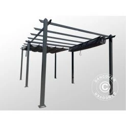 DANCOVER Tonnelle De Jardin Pergola Santa Cruz, 3x6m, Noir/Gris - Noir/Gris 10 DANCOVER Tonnelle De Jardin Pergola Santa Cruz, 3x6m, Noir/Gris - Noir/Gris -Pergola Soldes 58577269 4
