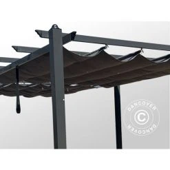 DANCOVER Tonnelle De Jardin Pergola Santa Cruz, 3x6m, Noir/Gris - Noir/Gris 11 DANCOVER Tonnelle De Jardin Pergola Santa Cruz, 3x6m, Noir/Gris - Noir/Gris -Pergola Soldes 58577269 5