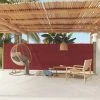 VidaXL Auvent Latéral Rétractable De Patio 160x600 Cm Rouge - Rouge -Pergola Soldes 58595977 1