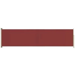 VidaXL Auvent Latéral Rétractable De Patio 160x600 Cm Rouge - Rouge -Pergola Soldes 58595977 2