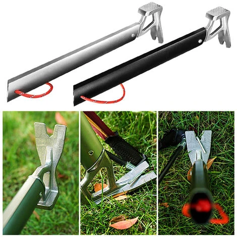 SUPERSELLER Marteau De Camping En Plein Air Marteau En Alliage D'aluminium Marteau Multifonctionnel équipement De Survie Sauvage Dissolvant De Pieu De Tente - Le Noir 7 SUPERSELLER Marteau De Camping En Plein Air Marteau En Alliage D'aluminium Marteau Multifonctionnel équipement De Survie Sauvage Dissolvant De Pieu De Tente - Le Noir – Image 5