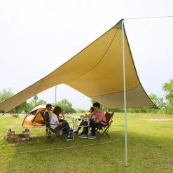 SUPERSELLER Poteaux De Support De Bâche De Tente Pliable Multi-sections Poteaux De Tente De Camping En Acier Pour Auvent De Porche Auvent Auvent De Soleil Support De Voiles D'ombrage - 2,0 Mètres - 2,0 Mètres -Pergola Soldes 58674693 4