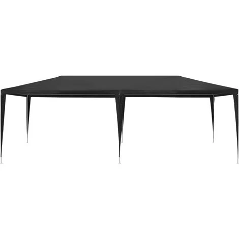 INLIFE Tente De Réception 3 X 6 M PE Anthracite - Anthracite 5 INLIFE Tente De Réception 3 X 6 M PE Anthracite - Anthracite – Image 3