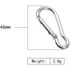 REGALI Clip De Bâche, Tente Pince Bâche, Mousqueton, Corde élastique, Pour Bâche, Camping, Auvents, La Couverture De Voiture, Lot De 10 (20Pcs) 9 REGALI Clip De Bâche, Tente Pince Bâche, Mousqueton, Corde élastique, Pour Bâche, Camping, Auvents, La Couverture De Voiture, Lot De 10 (20Pcs) -Pergola Soldes 58700212 3