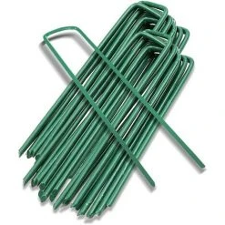 TRIOMPHE Piquets De Jardin Piquet De Fixation Tente Piquets De Sol Cheville De Jardin Agrafes De Jardinage Pour Fixer Toile De Paillage Clôture De Jardin Barrière Contre Filets Camping Gazon Artificiel,20pièce,T-Audace