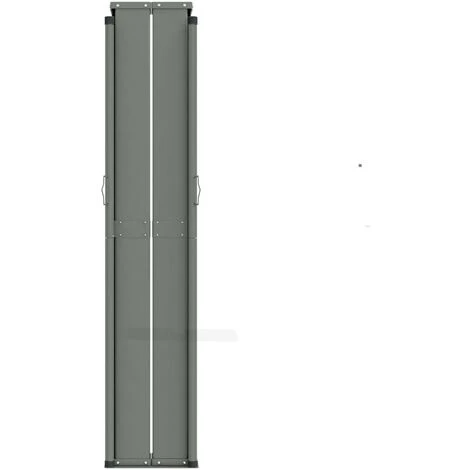 VidaXL Auvent Latéral Rétractable Noir 180x1000 Cm - Noir 6 VidaXL Auvent Latéral Rétractable Noir 180x1000 Cm - Noir – Image 4