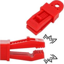 OUSUDELA Bache Tente Clip En Plastique 20 Pieces Multi-usages Clips De Bâche De Tente En Plastique Snaps Pour Bâches, Auvents Et Couvertures, Tentes, Camping En Plein Air, Caravane, Auvents. -Pergola Soldes 59207221 2