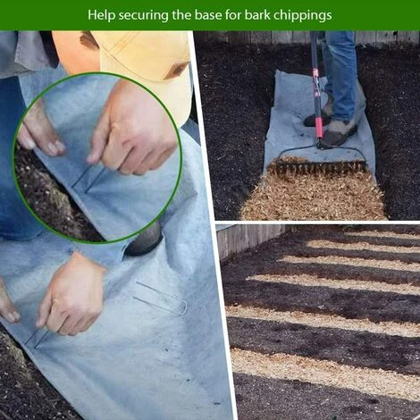 OUSUDELA Lot De 50 Piquet Jardin De Fixation En Acier Galvanisé 100 Mm/4"- Ancrage Au Sol Toile Paillage Agrafes Pour Bache Mauvaise Herbe 7 OUSUDELA Lot De 50 Piquet Jardin De Fixation En Acier Galvanisé 100 Mm/4"- Ancrage Au Sol Toile Paillage Agrafes Pour Bache Mauvaise Herbe – Image 5