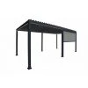 OMBREA Pergola Bioclimatique Ombréa® 3x6 + 2 Stores Latéraux Anthracite -Pergola Soldes 59315434 1