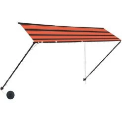 Topdeal Auvent Rétractable Avec LED 300x150 Cm Orange Et Marron FF145932_FR 10 Topdeal Auvent Rétractable Avec LED 300x150 Cm Orange Et Marron FF145932_FR -Pergola Soldes 59652787 4