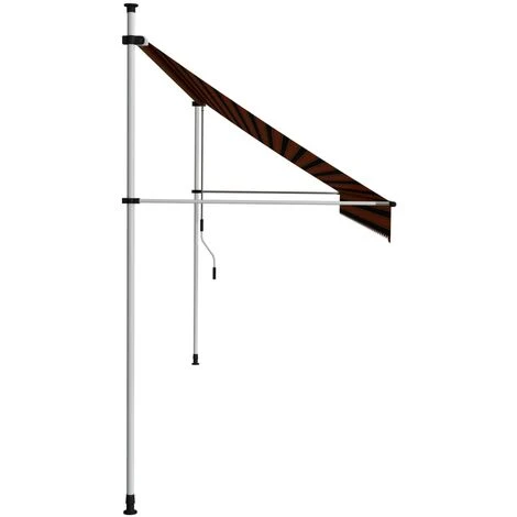 Topdeal Auvent Manuel Rétractable 400 Cm Orange Et Marron FF145840_FR 5 Topdeal Auvent Manuel Rétractable 400 Cm Orange Et Marron FF145840_FR – Image 3