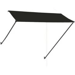 Topdeal Auvent Rétractable Avec LED 300x150 Cm Anthracite FF145918_FR -Pergola Soldes 59653460 5