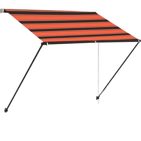 Topdeal Auvent Rétractable Avec LED 200x150 Cm Orange Et Marron FF145930_FR 7 Topdeal Auvent Rétractable Avec LED 200x150 Cm Orange Et Marron FF145930_FR – Image 5