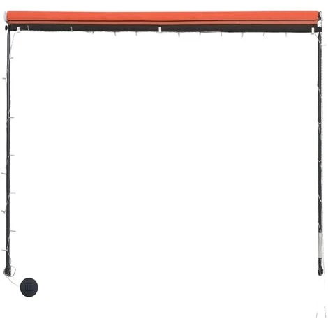 Topdeal Auvent Rétractable Avec LED 400x150 Cm Orange Et Marron FF145934_FR 7 Topdeal Auvent Rétractable Avec LED 400x150 Cm Orange Et Marron FF145934_FR – Image 5