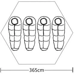 JN.SONGS Tente De Camping Pour 4 Personnes Avec Moustiquaire Pour Plein Air Voyage Randonnée - Multicolore -Pergola Soldes 59663369 5