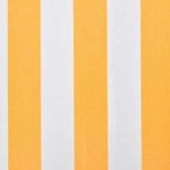 JN.SONGS Toile D'Auvent Imperméable UV Protection Voile D'Ombrage Pour Balcon Jardin Terrasse Jaune Blanc - 300x250 Cm 9 JN.SONGS Toile D'Auvent Imperméable UV Protection Voile D'Ombrage Pour Balcon Jardin Terrasse Jaune Blanc - 300x250 Cm -Pergola Soldes 59664752 3