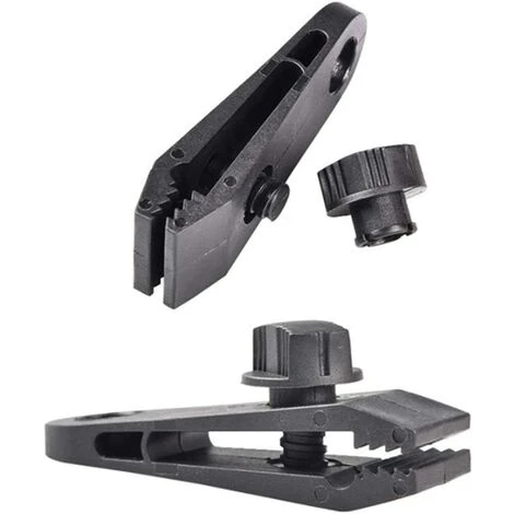 LangRay Lot De 10 Pinces à Bache Pour Auvent De Camping, Caravane, Jardin, Toile Noire 6 LangRay Lot De 10 Pinces à Bache Pour Auvent De Camping, Caravane, Jardin, Toile Noire – Image 4