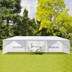 LYCXAMES Tente étanche 3 X 9 M à Huit Côtés Et Deux Portes Avec Tubes En Spirale -Pergola Soldes 59951494 3