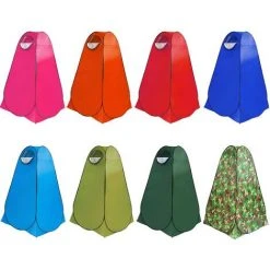 TANCYCO Tente Pop Up Tente Pliante Instantanée Avec Sac De Transport Douche D'intimité Extérieure Bain De Douche Dressing Pour Camping Sur La Plage,Orange,1 Personne -Pergola Soldes 59952985 2
