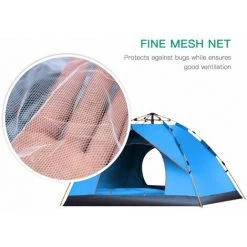 TANCYCO Tente De Camping Instantanée Portable Résistante à L'eau Pour Tente Pop-up Extérieure Pour Tente Familiale 1-2 / 3-4 Personnes,, -Pergola Soldes 59953121 5