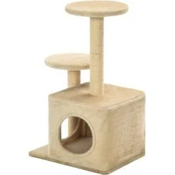NOVA Arbre Pour Les Chats Tigraffi Dans Sisal H 60 Cm Zone De Relaxation Diverses Couleurs Couleur : BEIGE -Pergola Soldes 59982250 4