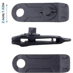 FLYME Pinces De Bâche Clips De Tente De Camping En Plastique Petite Pince à Oeillets Pour Auvent Toile D'Ombrage De Jardin Activités De Plein Air 9 FLYME Pinces De Bâche Clips De Tente De Camping En Plastique Petite Pince à Oeillets Pour Auvent Toile D'Ombrage De Jardin Activités De Plein Air -Pergola Soldes 60011832 3