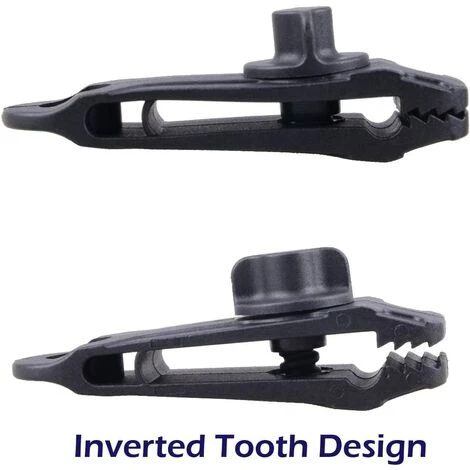 FLYME Pinces De Bâche Clips De Tente De Camping En Plastique Petite Pince à Oeillets Pour Auvent Toile D'Ombrage De Jardin Activités De Plein Air 6 FLYME Pinces De Bâche Clips De Tente De Camping En Plastique Petite Pince à Oeillets Pour Auvent Toile D'Ombrage De Jardin Activités De Plein Air – Image 4