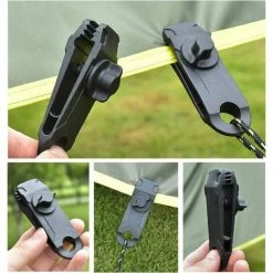 FLYME Pinces De Bâche Clips De Tente De Camping En Plastique Petite Pince à Oeillets Pour Auvent Toile D'Ombrage De Jardin Activités De Plein Air 11 FLYME Pinces De Bâche Clips De Tente De Camping En Plastique Petite Pince à Oeillets Pour Auvent Toile D'Ombrage De Jardin Activités De Plein Air -Pergola Soldes 60011832 5