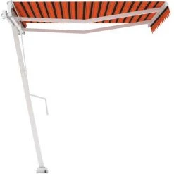Topdeal Auvent Automatique Sur Pied 350x250 Cm Orange/marron FF3069530_FR -Pergola Soldes 60046649 3