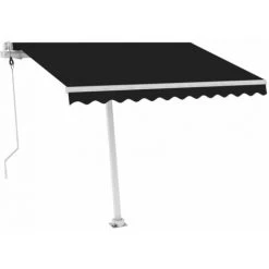 Topdeal Auvent Automatique Sur Pied 350x250 Cm Anthracite FF3069529_FR -Pergola Soldes 60046651 4