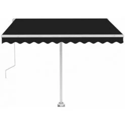 Topdeal Auvent Automatique Sur Pied 350x250 Cm Anthracite FF3069529_FR -Pergola Soldes 60046651 5