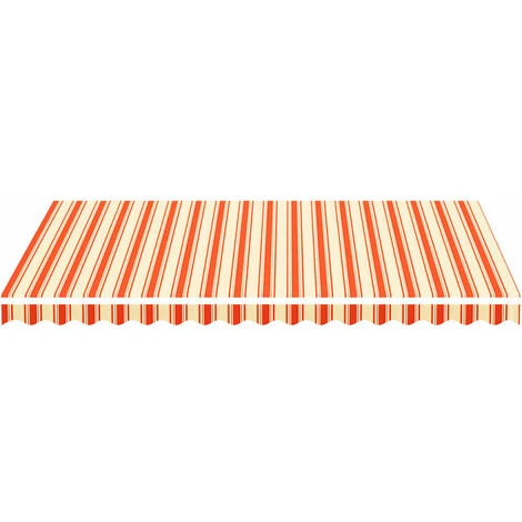 Topdeal Tissu De Remplacement Pour Auvent Jaune Et Orange 3,5x2,5 M FF312016_FR 5 Topdeal Tissu De Remplacement Pour Auvent Jaune Et Orange 3,5x2,5 M FF312016_FR – Image 3