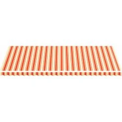 Topdeal Tissu De Remplacement Pour Auvent Jaune Et Orange 6x3 M FF312023_FR -Pergola Soldes 60047518 3