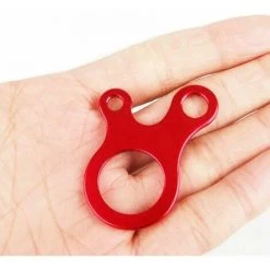 STARLIGHT Lot De 10 Tendeurs Ultra Légers En Acier Inoxydable Pour Paracorde à 3 Trous - Ajusteur Rapide De Serrage - Pour Activités De Plein Air - Randonnée, Camping, Pique-nique, Tente, Auvent Rouge,STAR.L -Pergola Soldes 60064798 4