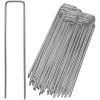 EINFEBEN 50 piquets d'ancrage au sol galvanisés 15x2,5cm piquets d'ancrage au sol - Argent -Pergola Soldes 60067193 1