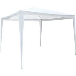 7HOUSE Gazebo De Cenor Métallique Avec Tissu Imperméable Blanc 295x295x245cm 7hème