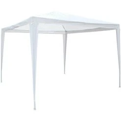 7HOUSE Gazebo De Cenor Métallique Avec Tissu Imperméable Blanc 295x295x245cm 7hème -Pergola Soldes 60089601 3