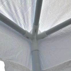 7HOUSE Gazebo De Cenor Métallique Avec Tissu Imperméable Blanc 295x295x245cm 7hème -Pergola Soldes 60089601 4