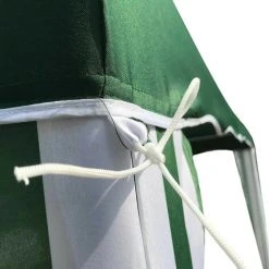 7HOUSE Gazebo Cenor Métallique Avec Vert / Blanc Drôle / Blanc 295x295x245cm 7hème -Pergola Soldes 60089630 4