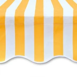 FIMEI Tissu D'auvent Jaune Tournesol/blanc 4x3 M (cadre Non Inclus) 10 FIMEI Tissu D'auvent Jaune Tournesol/blanc 4x3 M (cadre Non Inclus) -Pergola Soldes 60100116 4