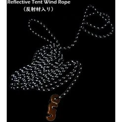 REGALI Corde De Tente Réfléchissante 4 M Corde En Nylon Ficelle Avec Tendeur Pour Camping Tente Bâche Randonnée Auvent X8 -Pergola Soldes 60109428 3